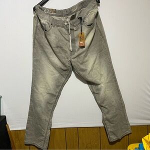 T.K Axel Men’s Grey The Slim Gym Pant Denim Pants Size 38 Regular Y2K